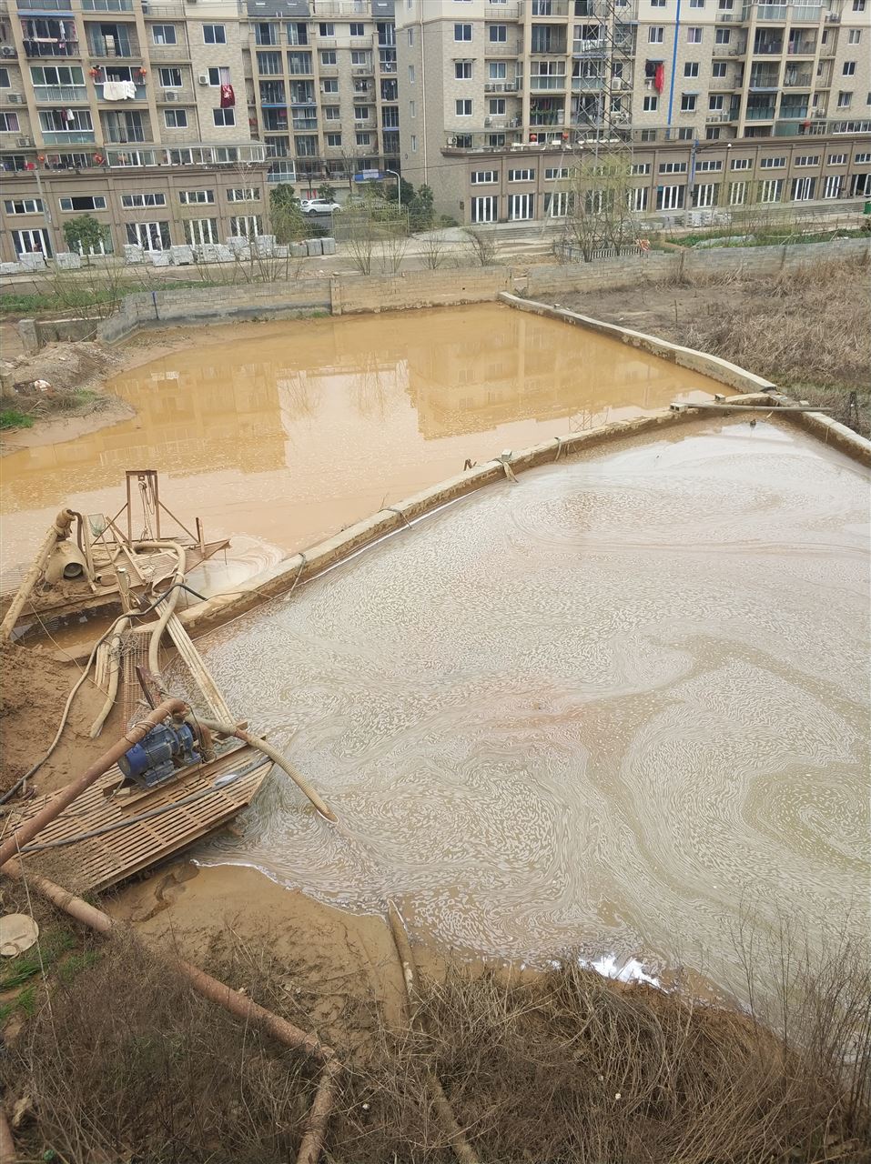 奉化沉淀池淤泥清理-厂区废水池淤泥清淤